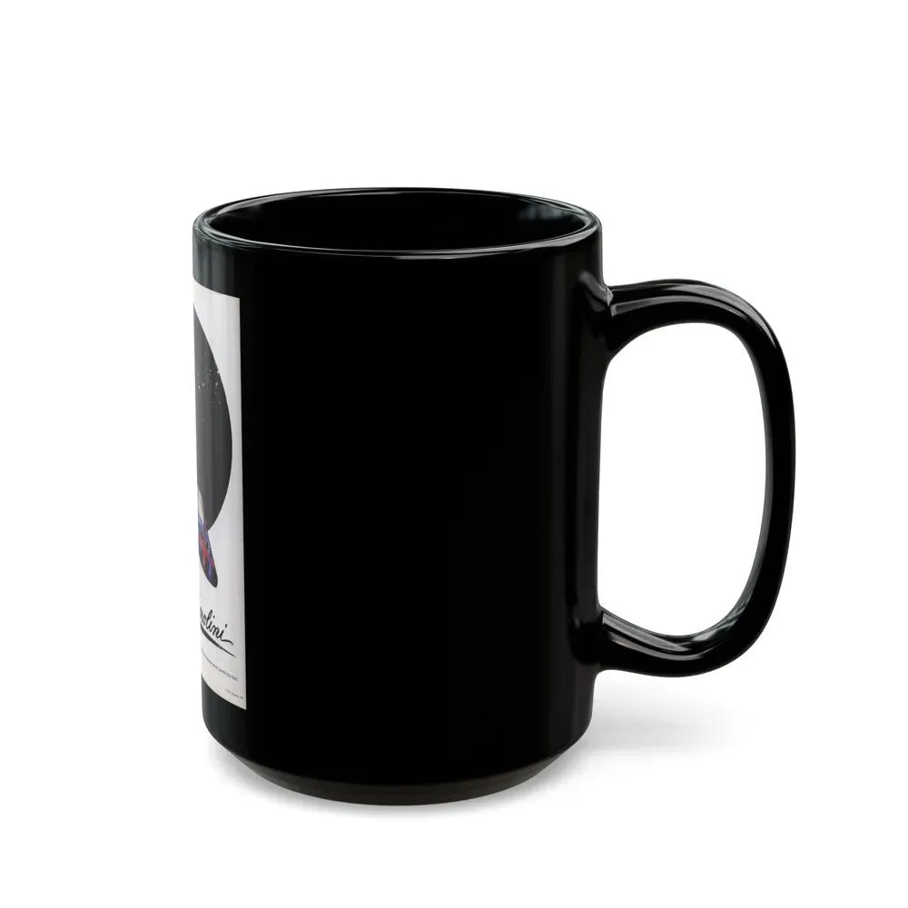 Garolini advertisement, 1959 - Black Coffee Mug - Go Mug Yourself