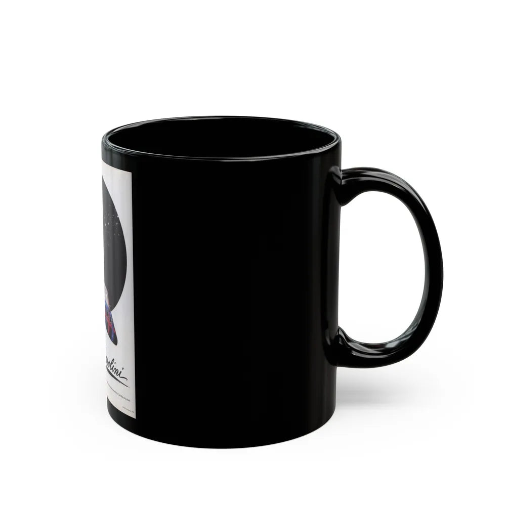 Garolini advertisement, 1959 - Black Coffee Mug-Go Mug Yourself