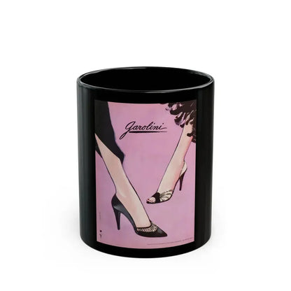 Garolini advertisement, 1985 - Black Coffee Mug 11oz - Go Mug Yourself