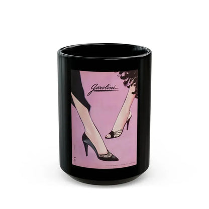Garolini advertisement, 1985 - Black Coffee Mug 15oz - Go Mug Yourself