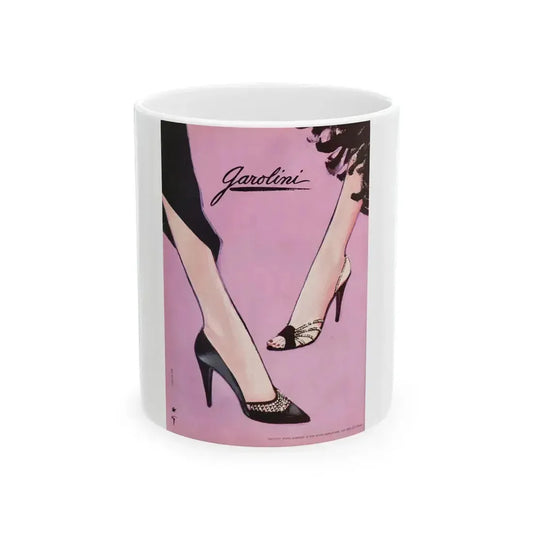 Garolini advertisement, 1985 - White Coffee Mug 11oz - Go Mug Yourself