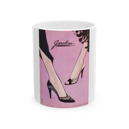 Garolini advertisement, 1985 - White Coffee Mug 11oz - Go Mug Yourself