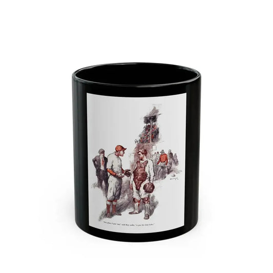 Garry Talks Turkey (1), American Boy, July 1926 - Black Coffee Mug 11oz - Go Mug Yourself
