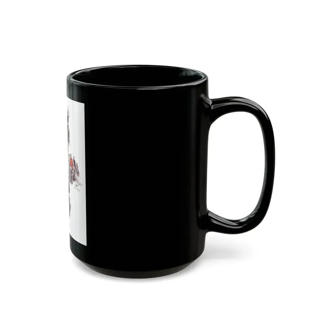 Garry Talks Turkey (1), American Boy, July 1926 - Black Coffee Mug - Go Mug Yourself