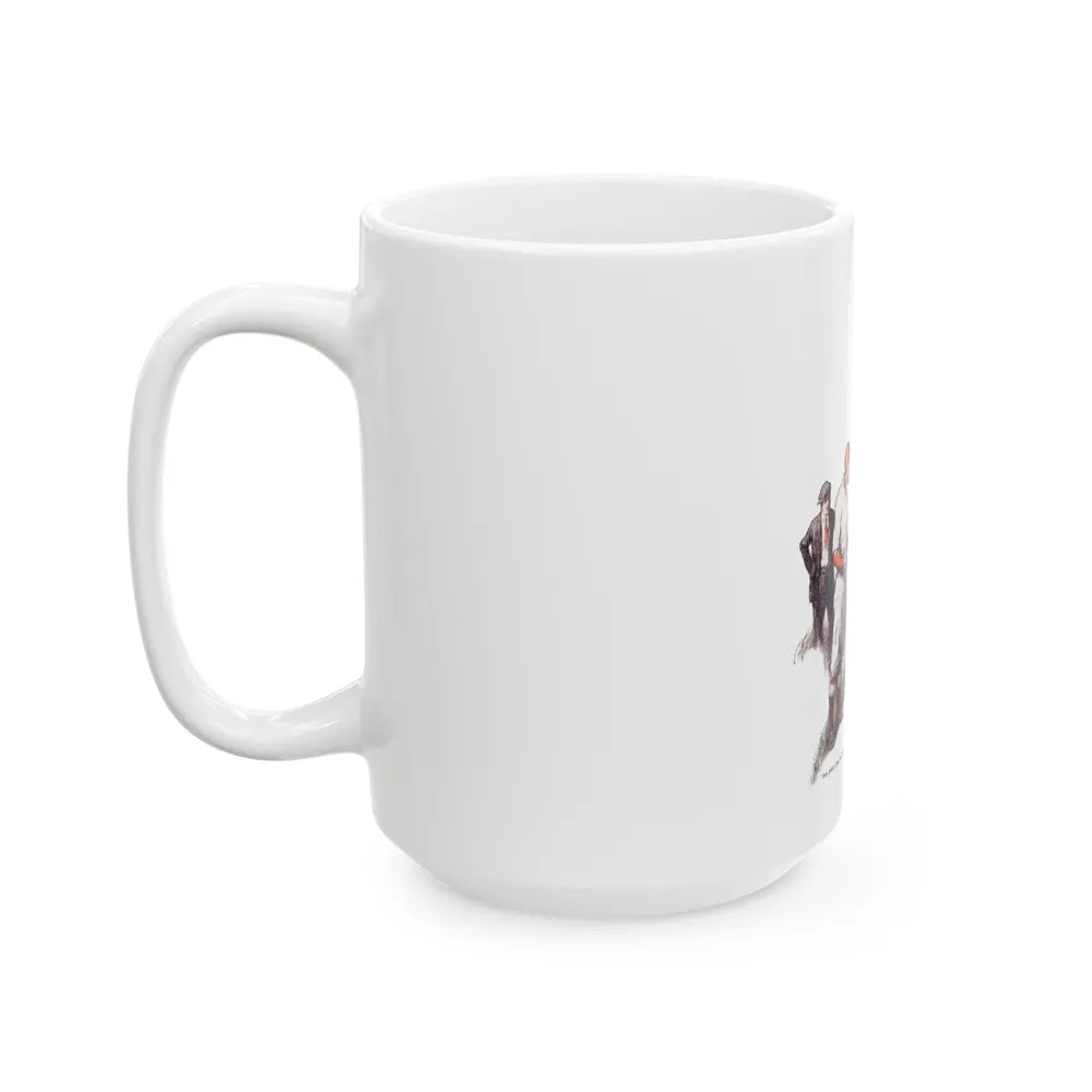 Garry Talks Turkey (1), American Boy, July 1926 - White Coffee Mug-Go Mug Yourself