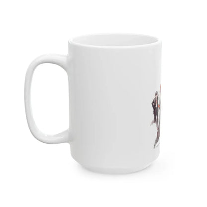 Garry Talks Turkey (1), American Boy, July 1926 - White Coffee Mug - Go Mug Yourself