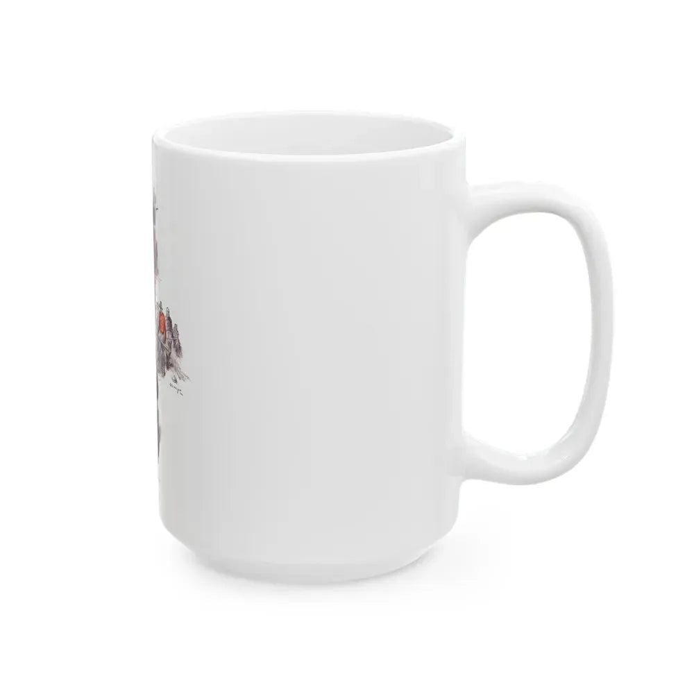 Garry Talks Turkey (1), American Boy, July 1926 - White Coffee Mug - Go Mug Yourself