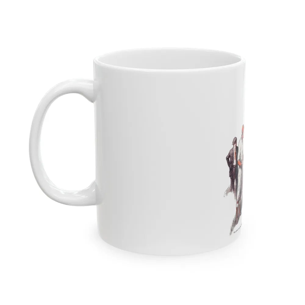 Garry Talks Turkey (1), American Boy, July 1926 - White Coffee Mug-Go Mug Yourself