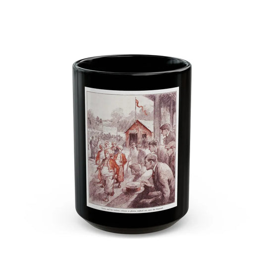 Garry Talks Turkey (2), American Boy, July 1926 - Black Coffee Mug-15oz-Go Mug Yourself