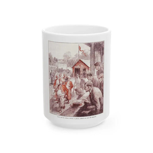 Garry Talks Turkey (2), American Boy, July 1926 - White Coffee Mug 15oz - Go Mug Yourself