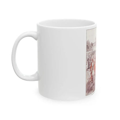 Garry Talks Turkey (2), American Boy, July 1926 - White Coffee Mug - Go Mug Yourself
