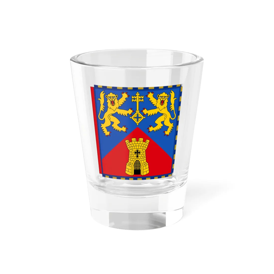 Garter Banner of Baroness Thatcher (United Kingdom) Shot Glass 1.5oz 1.5oz - Go Mug Yourself