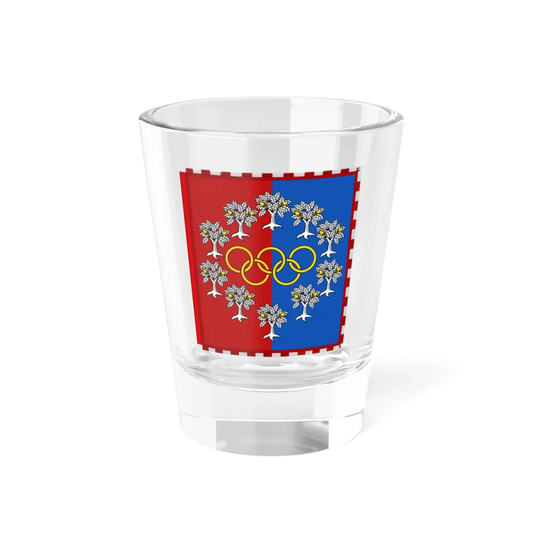 Garter Banner of Lady Mary Peters (United Kingdom) Shot Glass 1.5oz 1.5oz - Go Mug Yourself