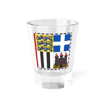 Garter Banner of Prince Philip Duke of Edinburgh (United Kingdom) Shot Glass 1.5oz 1.5oz - Go Mug Yourself