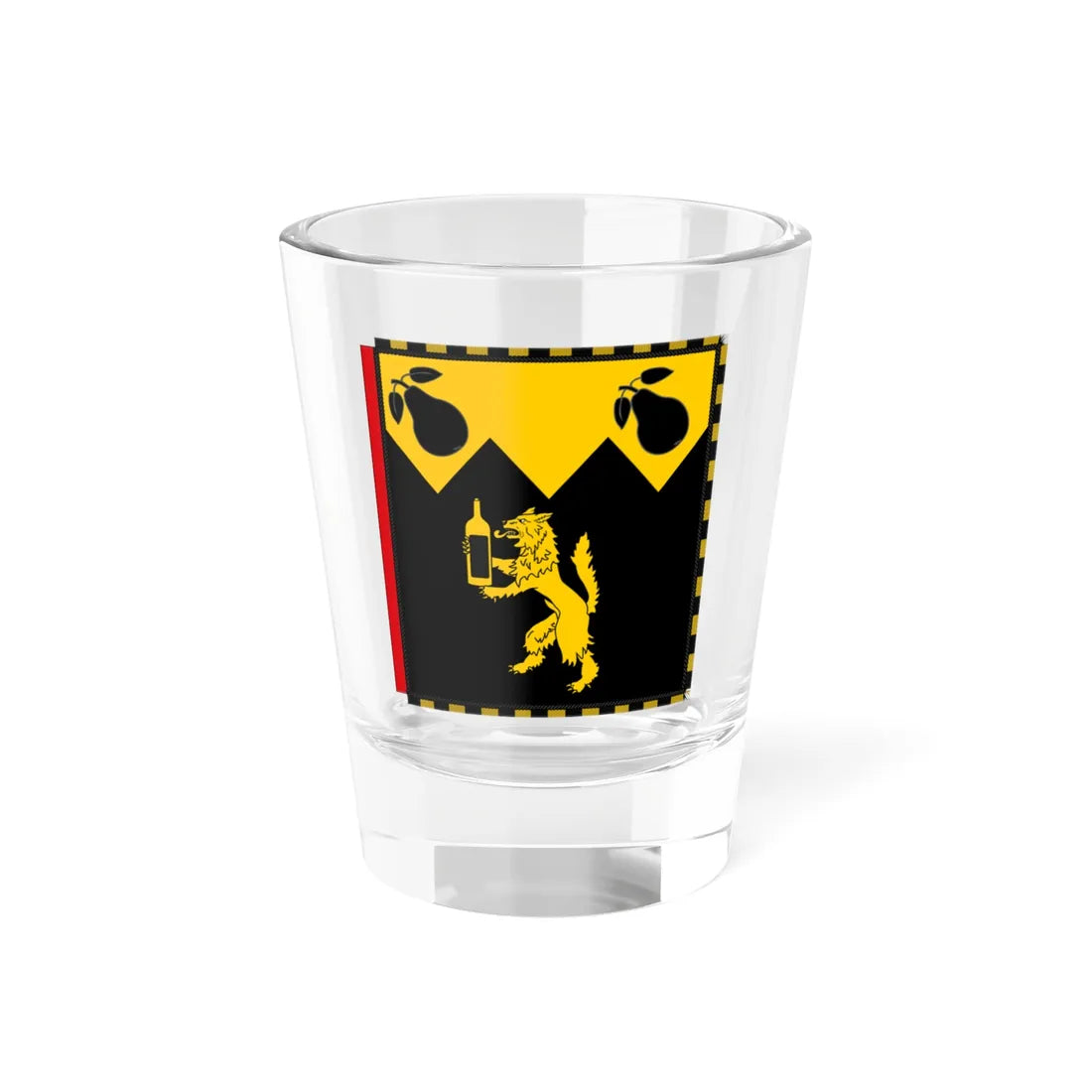 Garter Banner of Sir Thomas Raymond Dunne (United Kingdom) Shot Glass 1.5oz 1.5oz - Go Mug Yourself
