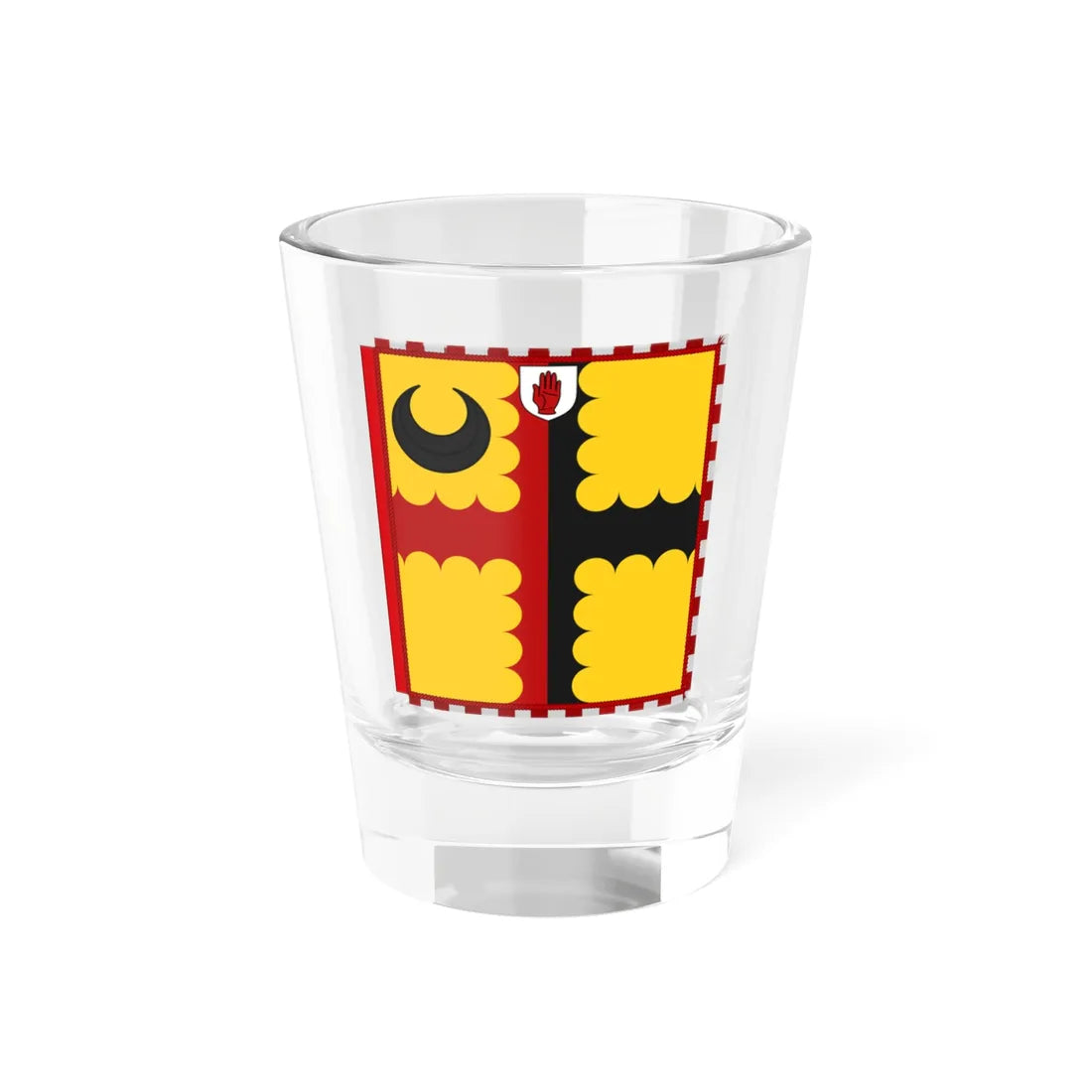 Garter Banner of the 3rd Viscount Brookeborough (United Kingdom) Shot Glass 1.5oz 1.5oz - Go Mug Yourself