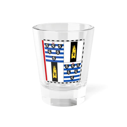 Garter Banner of the 7th Marquess of Salisbury (United Kingdom) Shot Glass 1.5oz 1.5oz - Go Mug Yourself