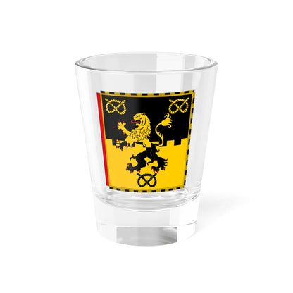 Garter Banner of the Baron Bramall (United Kingdom) Shot Glass 1.5oz 1.5oz - Go Mug Yourself
