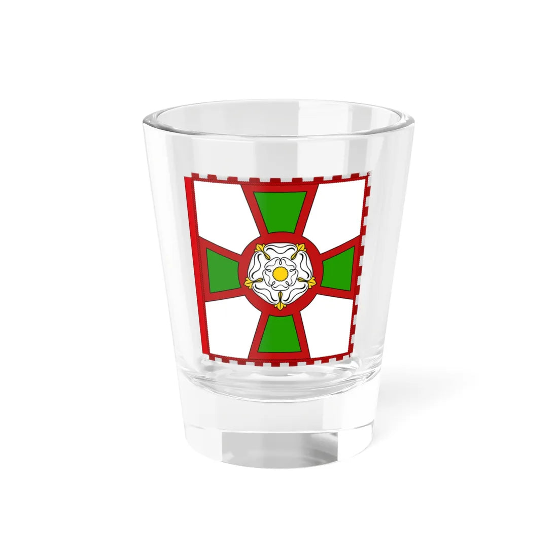 Garter Banner of the Baron Inge (United Kingdom) Shot Glass 1.5oz 1.5oz - Go Mug Yourself