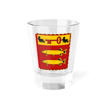 Garter Banner of the Baron Luce (United Kingdom) Shot Glass 1.5oz 1.5oz - Go Mug Yourself