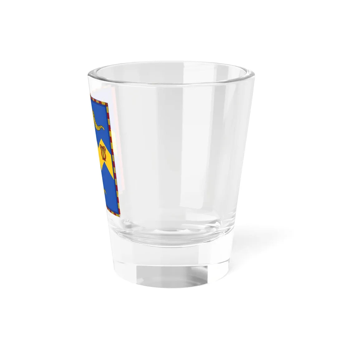 Garter Banner of the Baron Sainsbury of Preston Candover (United Kingdom) Shot Glass 1.5oz - Go Mug Yourself