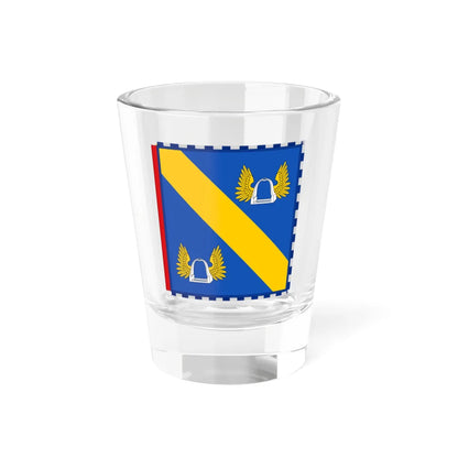 Garter Banner of the Baron Stirrup (United Kingdom) Shot Glass 1.5oz 1.5oz - Go Mug Yourself