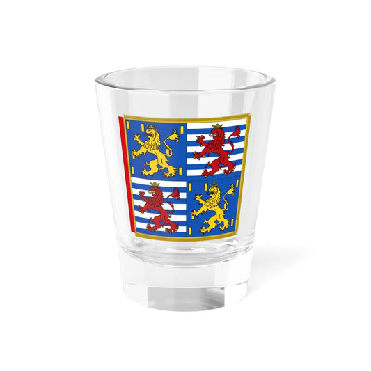 Garter Banner of the Grand Duke Jean of Luxembourg (Luxembourg) Shot Glass 1.5oz 1.5oz - Go Mug Yourself
