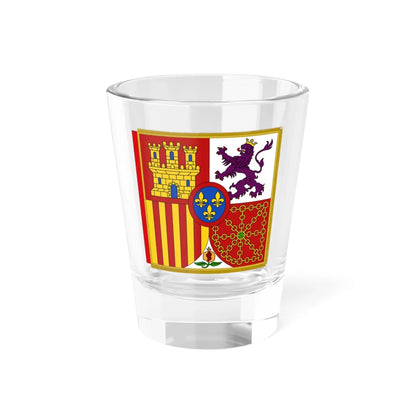 Garter Banner of the Spanish Monarch (Spain) Shot Glass 1.5oz 1.5oz - Go Mug Yourself