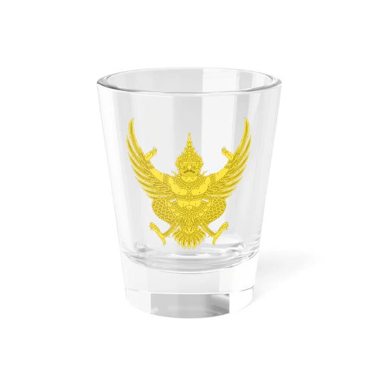 Garuda Emblem of Thailand Gold (Thailand) (Coat of Arms) Shot Glass 1.5oz 1.5oz - Go Mug Yourself
