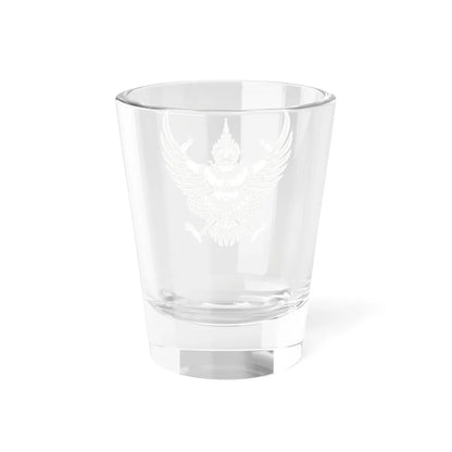 Garuda Emblem of Thailand Monochrome (Thailand) (Coat of Arms) Shot Glass 1.5oz - Go Mug Yourself