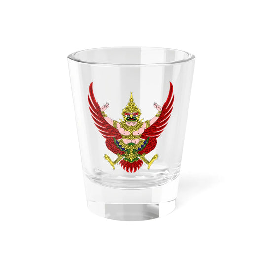 Garuda Emblem of Thailand Royal Thai Government Gazette (Thailand) (Coat of Arms) Shot Glass 1.5oz 1.5oz - Go Mug Yourself