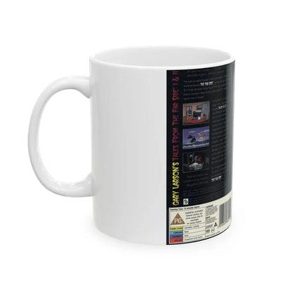 GARY LARSONS TALES FROM THE FAR SIDE 1 AND 2 (VHS COVER) - White Coffee Mug - Go Mug Yourself