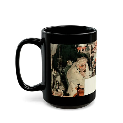 Gas Warfare, H.G. Wells Predicts The World of 1981, Liberty magazine, 1931 - Black Coffee Mug-Go Mug Yourself