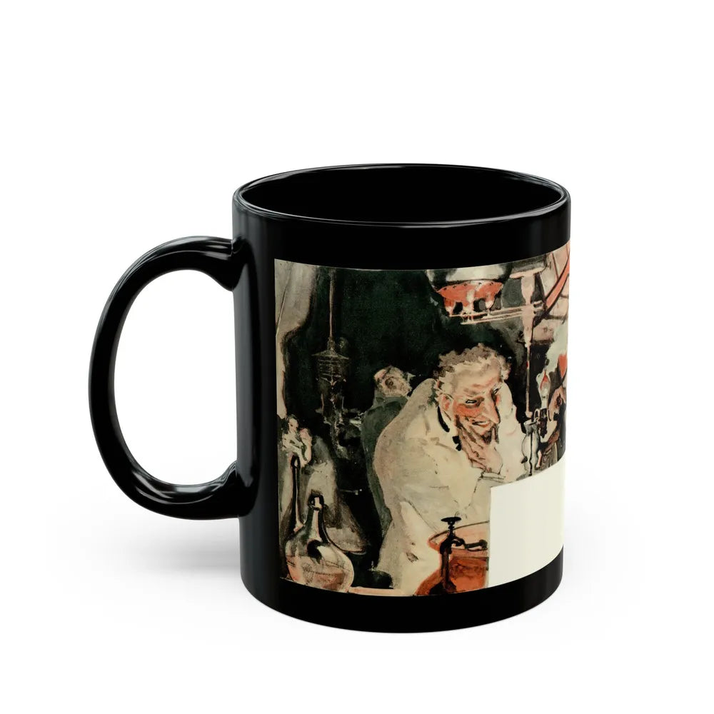 Gas Warfare, H.G. Wells Predicts The World of 1981, Liberty magazine, 1931 - Black Coffee Mug-Go Mug Yourself