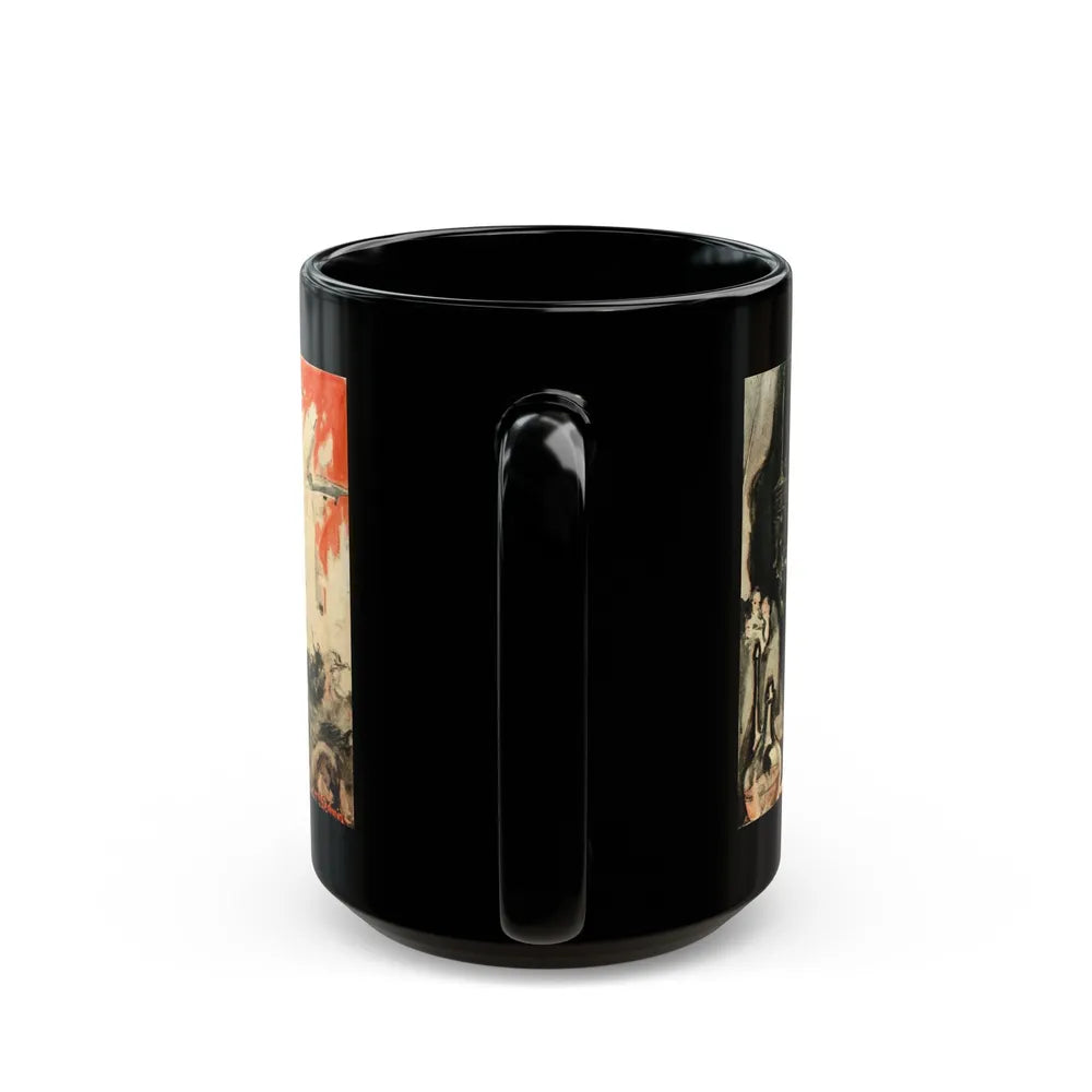 Gas Warfare, H.G. Wells Predicts The World of 1981, Liberty magazine, 1931 - Black Coffee Mug-Go Mug Yourself