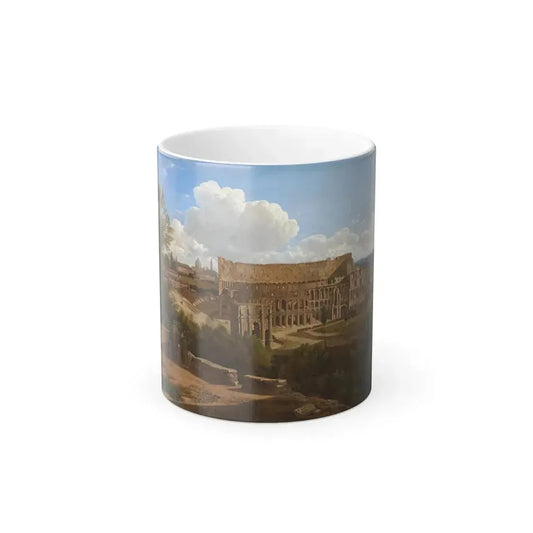 Gaspare Gabrielli (1770-1828) The Arch of Constantine and the Colosseum, seen from the Palatine Hill - O-0 - Color Changing Mug 11oz 11oz - Go Mug Yourself