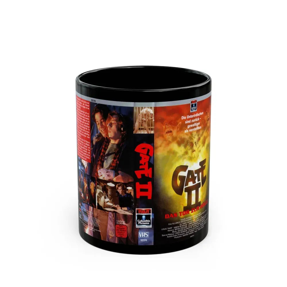 GATE 2 (VHS COVER) - Black Coffee Mug 11oz - Go Mug Yourself