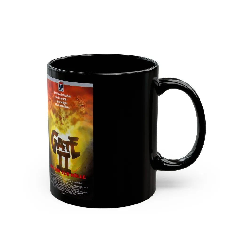 GATE 2 (VHS COVER) - Black Coffee Mug-Go Mug Yourself