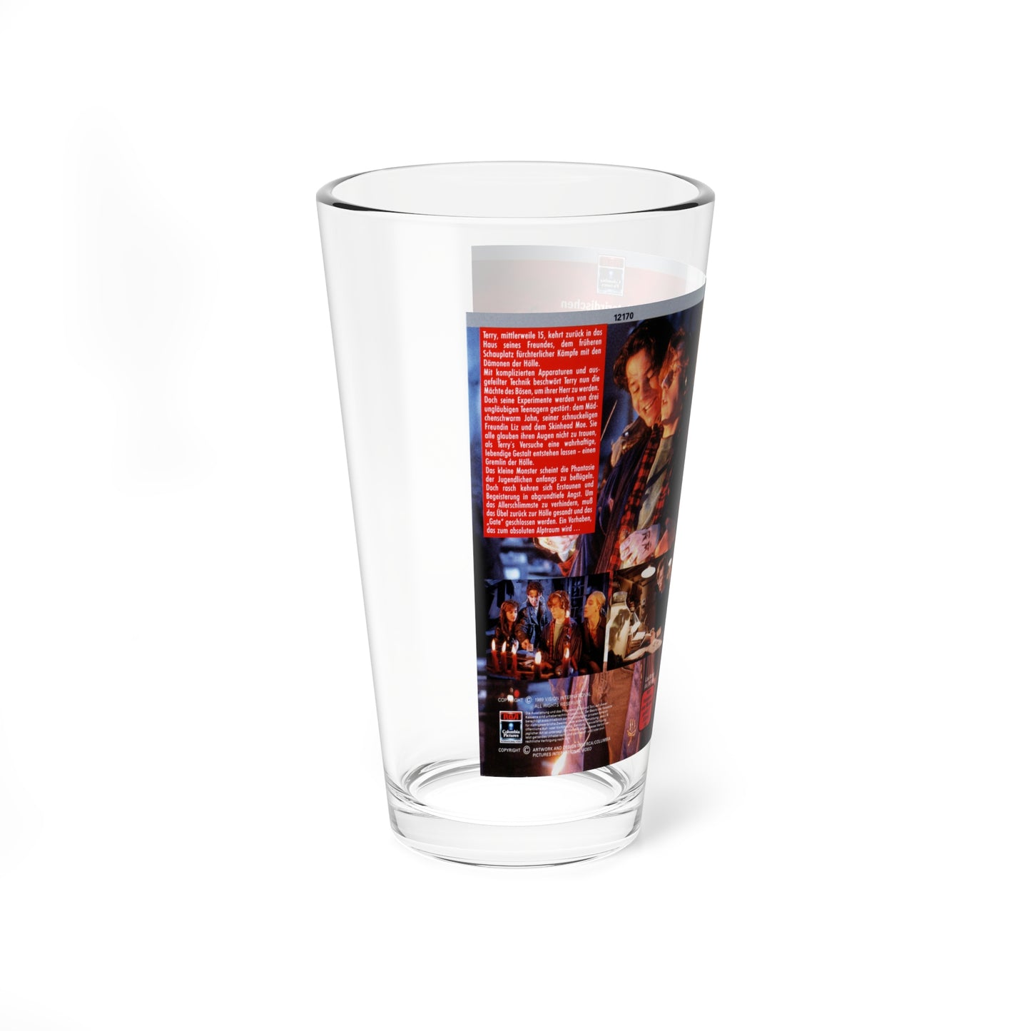 GATE 2 (VHS COVER) Pint Glass 16oz-Go Mug Yourself