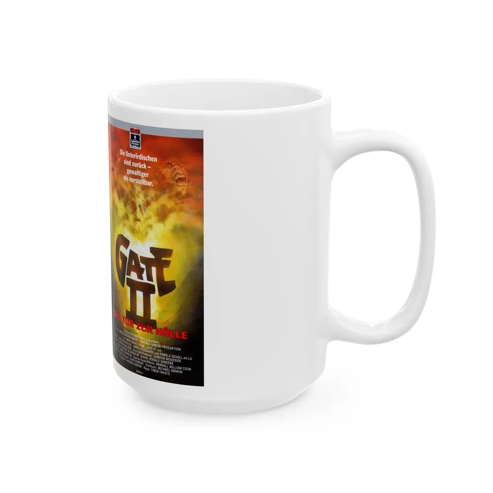 GATE 2 (VHS COVER) - White Coffee Mug-Go Mug Yourself