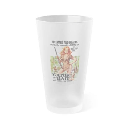 GATOR BAIT 1973 Movie Poster - Frosted Pint Glass 16oz-Go Mug Yourself