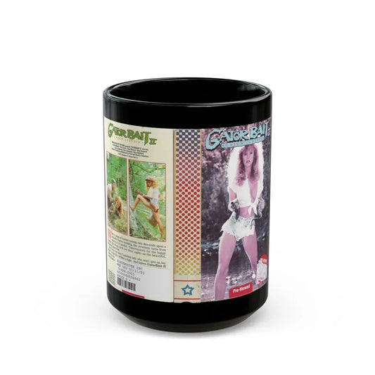 GATOR BAIT 2 CAJUN JUSTICE (VHS COVER) - Black Coffee Mug 15oz - Go Mug Yourself