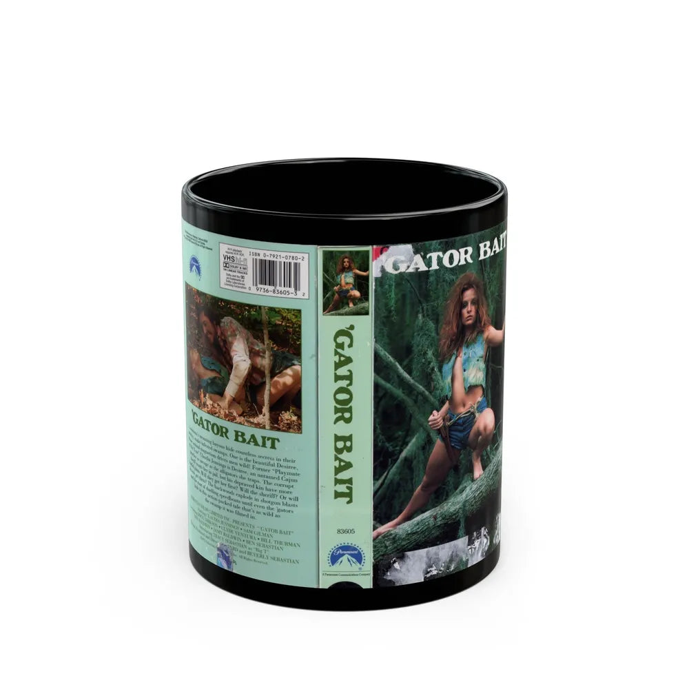 GATOR BAIT 2 (VHS COVER) - Black Coffee Mug-11oz-Go Mug Yourself