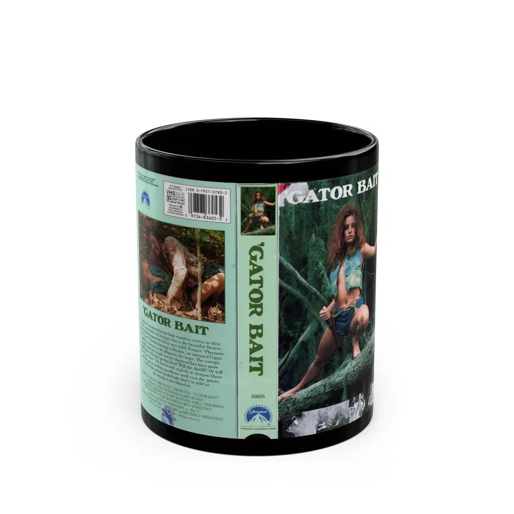 GATOR BAIT 2 (VHS COVER) - Black Coffee Mug 11oz - Go Mug Yourself