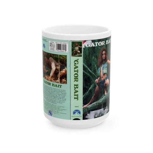GATOR BAIT 2 (VHS COVER) - White Coffee Mug 15oz - Go Mug Yourself