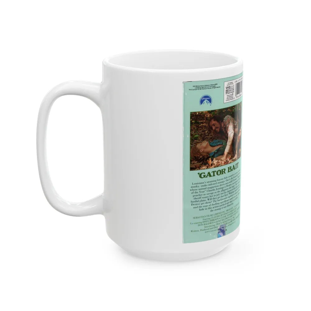 GATOR BAIT 2 (VHS COVER) - White Coffee Mug-Go Mug Yourself