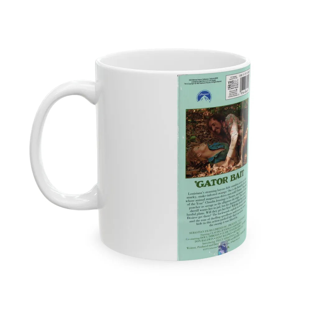 GATOR BAIT 2 (VHS COVER) - White Coffee Mug-Go Mug Yourself