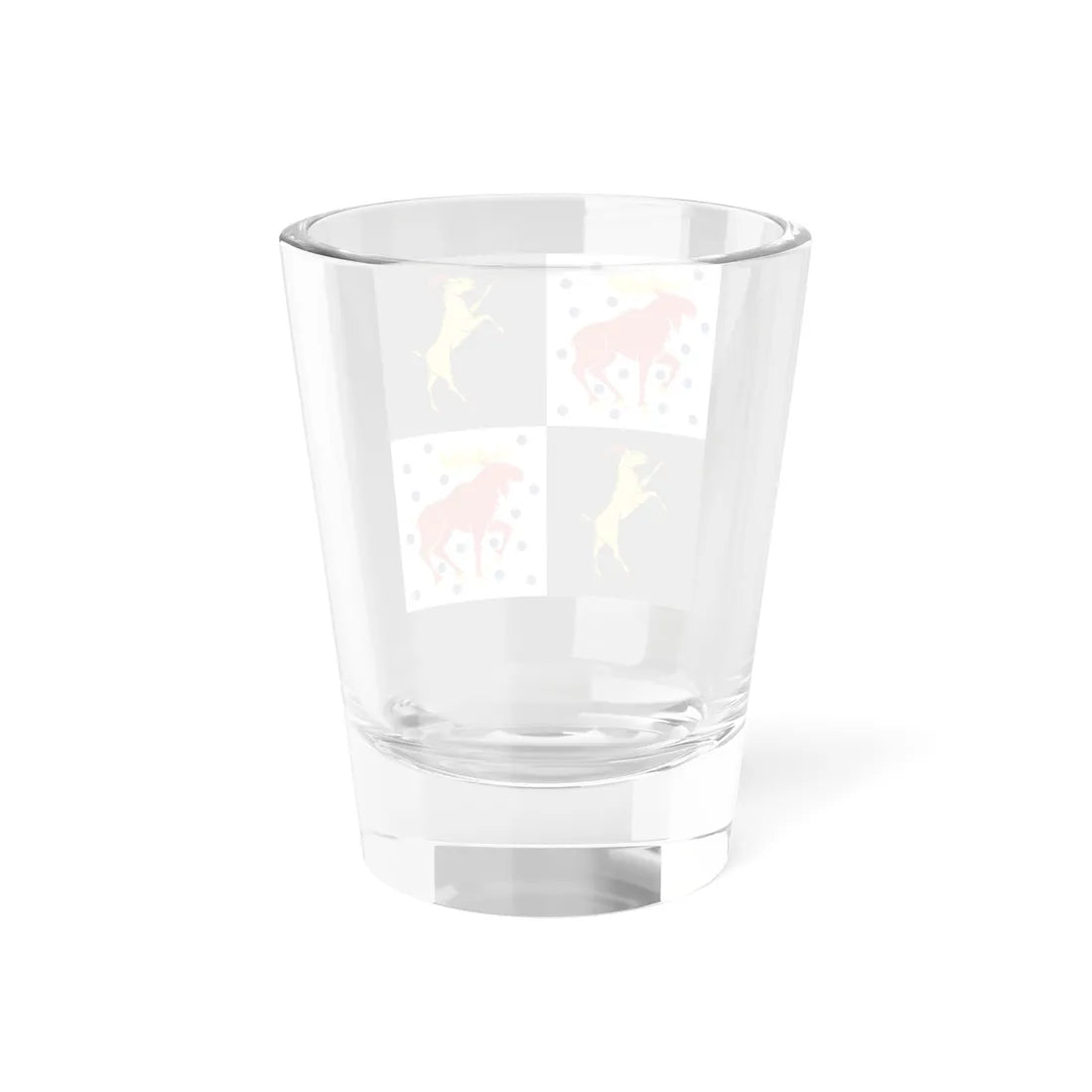 Gavleborgs lan vapenflagga (Sweden) Shot Glass 1.5oz - Go Mug Yourself