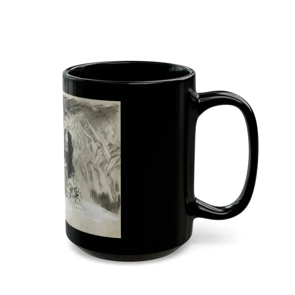 Gay Book Illustration - Black Coffee Mug - Go Mug Yourself