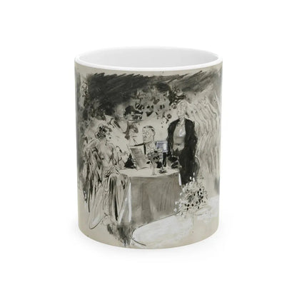 Gay Book Illustration - White Coffee Mug 11oz - Go Mug Yourself